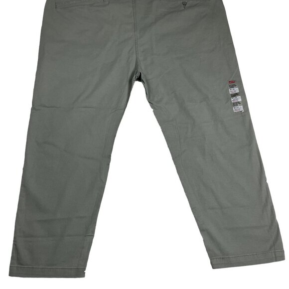 Levi s Men s Xx Standard Tapered Chino Pants Green Olive Stretch Twill 50x30 Big - Picture 10 of 16